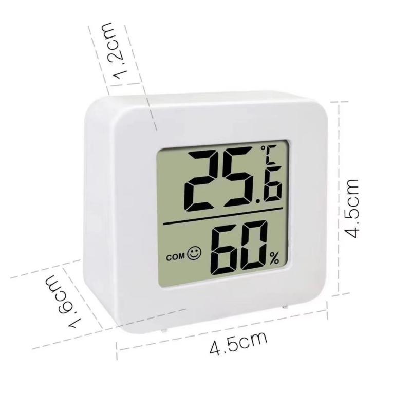 4pcs Digital Thermometer Hygrometer Indoor Mini Temperature LCD Electronic Monitor Hygrometer Outdoor Room Baby