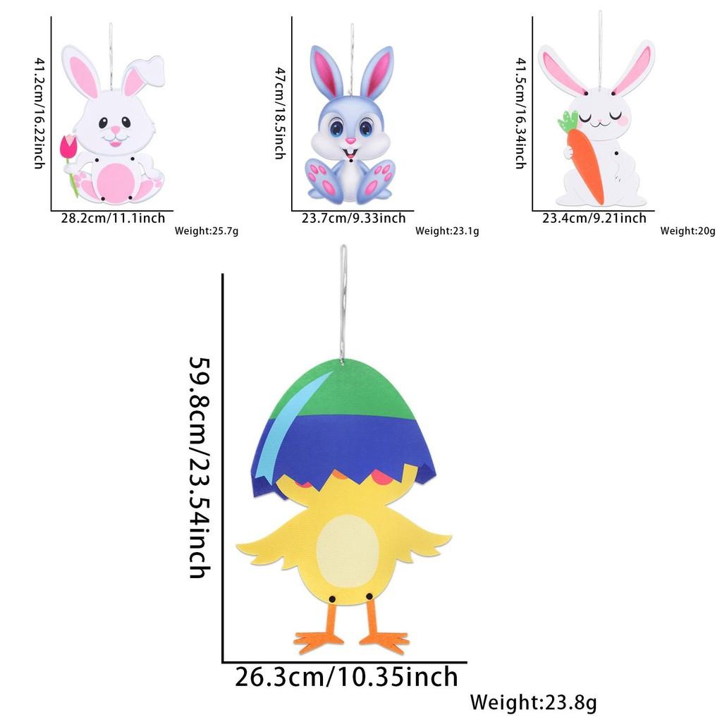 Whimsical And Charming Easter Bunny Hanging Decoration For Joyful Celebrations