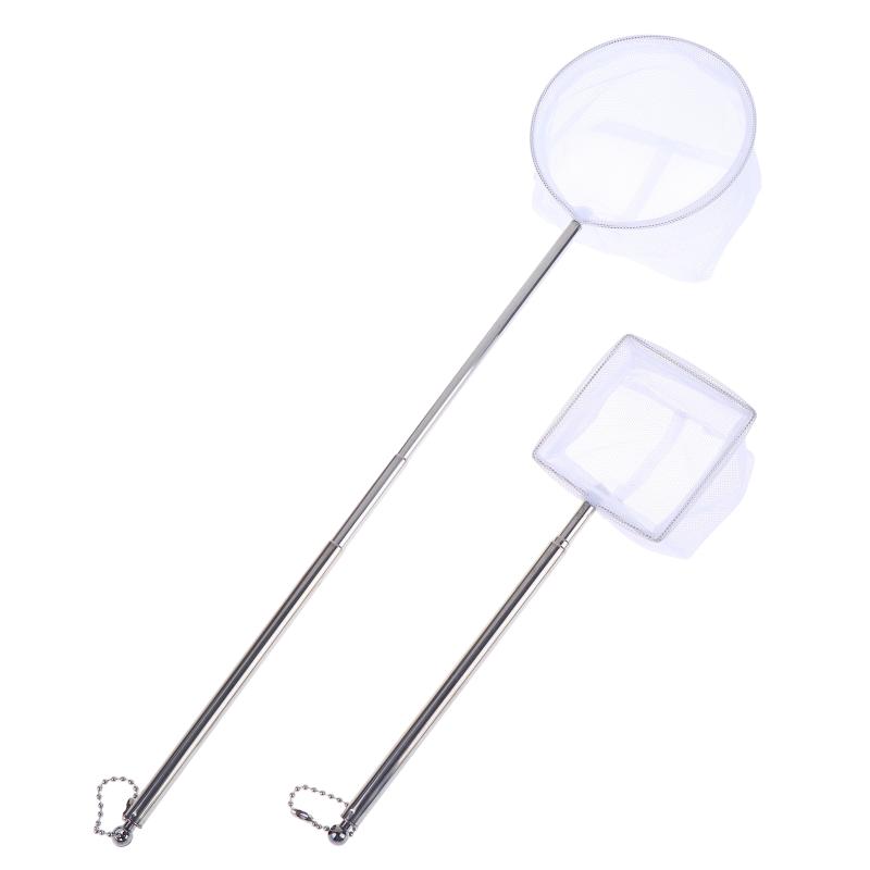 Stainless Steel Telescopic 3D Fish Net Fine Mesh Aquarium Fish Tank Fishing Net For Tropical Ornamental Fish Shrimp Tools