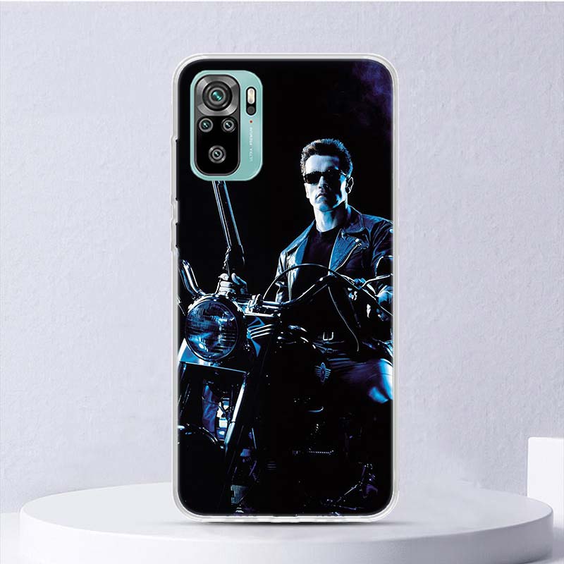 Arnold Schwarzenegger Terminator Soft Case For Xiaomi Redmi Note 14 13 12S 11S 10S 12 Pro Plus Phone Cover 11 10 11E 11T Note14