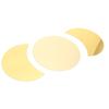 Acrylic Mirror Wall Sticker Sun Half Moon Shape Decorative Background Decal for Home Use