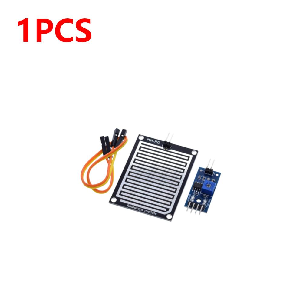 Rain Drops Detection Moisture Monitor Sensor 3.3V-5V Monitor Weather Sensor Relay Board High Sensitivity for Arduino Robot Kit