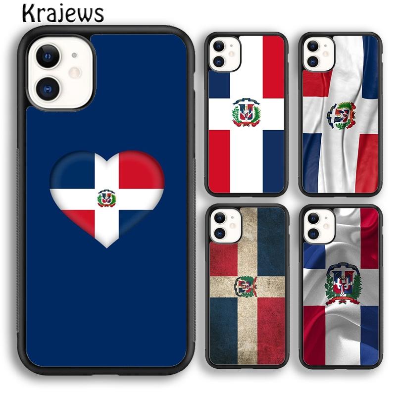 Krajews Dominican Republic Coat Of Arms Phone Case For IPhone 18 17 Air 16 15 14 plus 11 12 13 pro max coque Shell Fundas