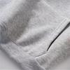 Love Heart Print Hoodie Casual Fleece Lined Pullover Sweatshirt