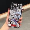 Hot LuffyS Sun God NikaS Plating Phone Case For Samsung S26 S25 S24 S23 S22 S21 S20 FE Note20 Edge Plus Ultra 4G 5G Anti Fall