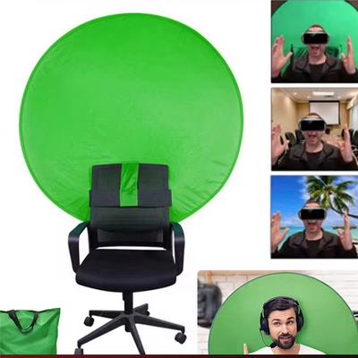 A25F-Grönskärm Bakgrund Fotografi Bakgrundstyg För Spel Live Foton Videostudio Vikbar Reflektor Bakgrund