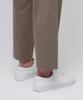 Musinsa Standard Lightweight Wide Drawstring Banded Crop Slacks [Dusty Beige]