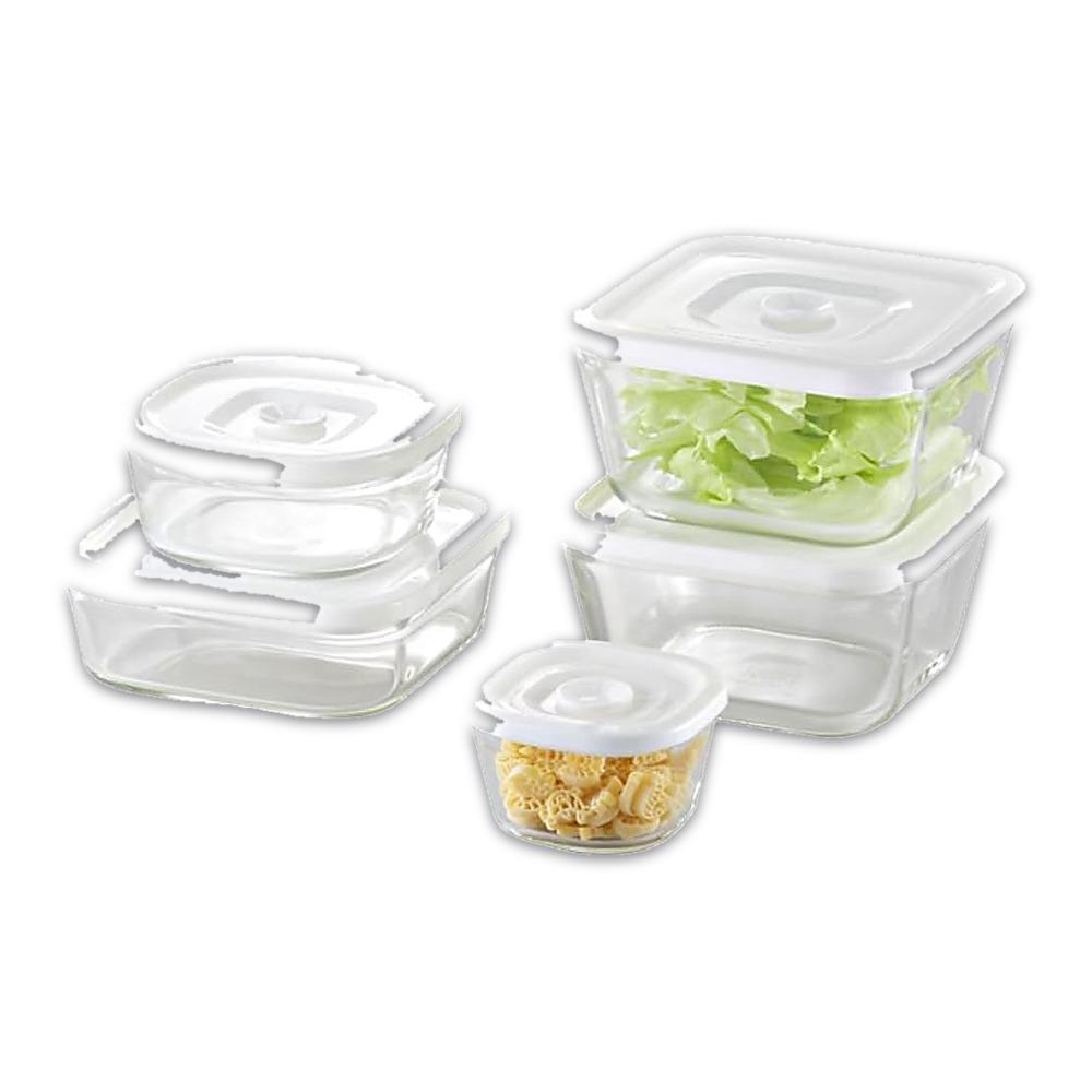 iwaki Pack & Range Square Glass Food Storage Containers Heat Resistant Microwave Safe PS-PRN-11W