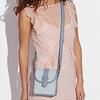 COACH N/S Jacquard With Refined Pebbled Leather Shoulder Bag, Crossbody Bag Small Women's C8321-SVS9X
