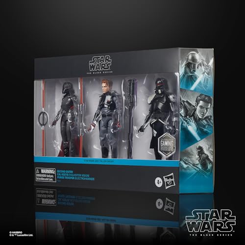 [.co.jp Exclusive] Hasbro Star Wars Black Series Gaming Great Second Sister, Cal Kestis, Purge Trooper, and Star Wars Jedi: Fallen Order 15cm Action F