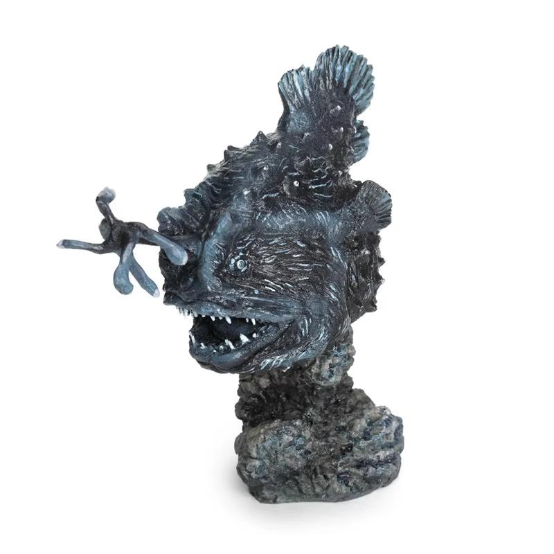 Original Gacha Toys Biological Encyclopedia Deep Sea Fish and Marine Life Simulation Model Ornaments ACTION FIGURE Toys