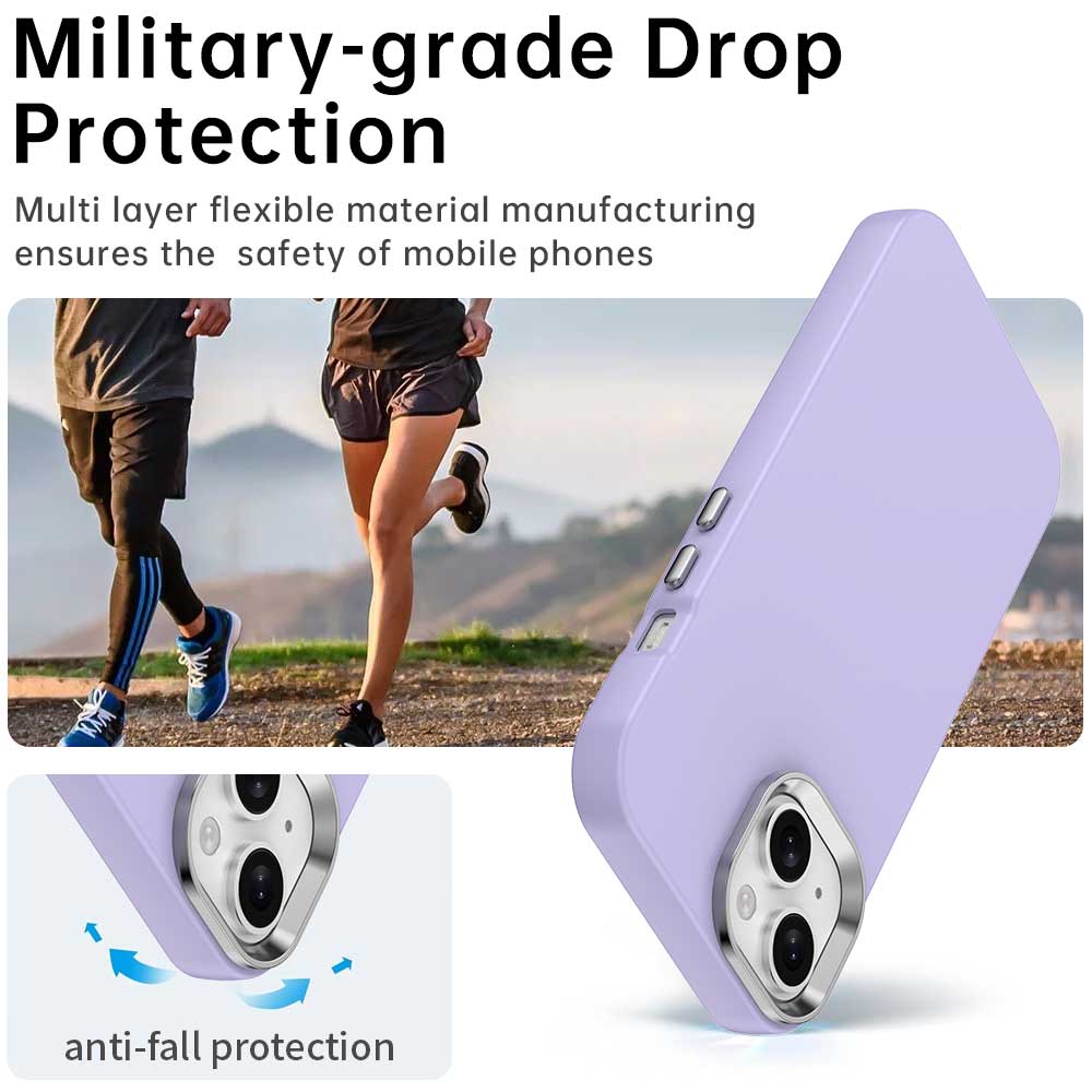 For iPhone 14/13 Case TPU + TPE Anti Drop Protection Phone Cover