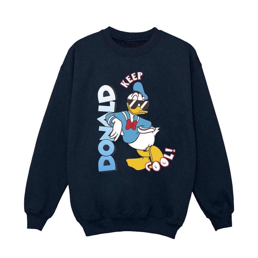 Disney Girls Donald Duck Cool Sweatshirt