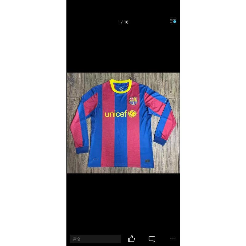 Source Direct Supply Retro Long-sleeved Jersey Real Madrid Barcelona Manchester United Juventus Liverpool Embroidery Sports Ball