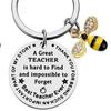 Hot Seller Little Bee Keychain Thank You Gift for Female Teacher, Teacher's Day