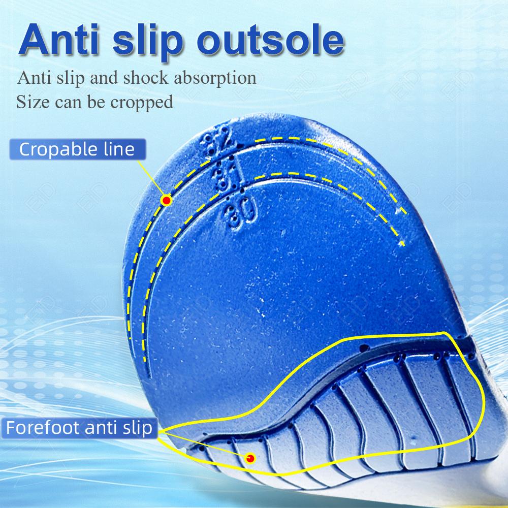 Kids Adult Orthopedic Insoles For Flat Feet High Arch Support Correction OX-Legs Valgus Horseshoe Foot Care Deep Cup Shoes Pads