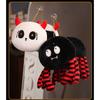 New Halloween Elf Round Bat Pumpkin Small Spider Suction Cup Hanging Ornament Plush Toy Doll