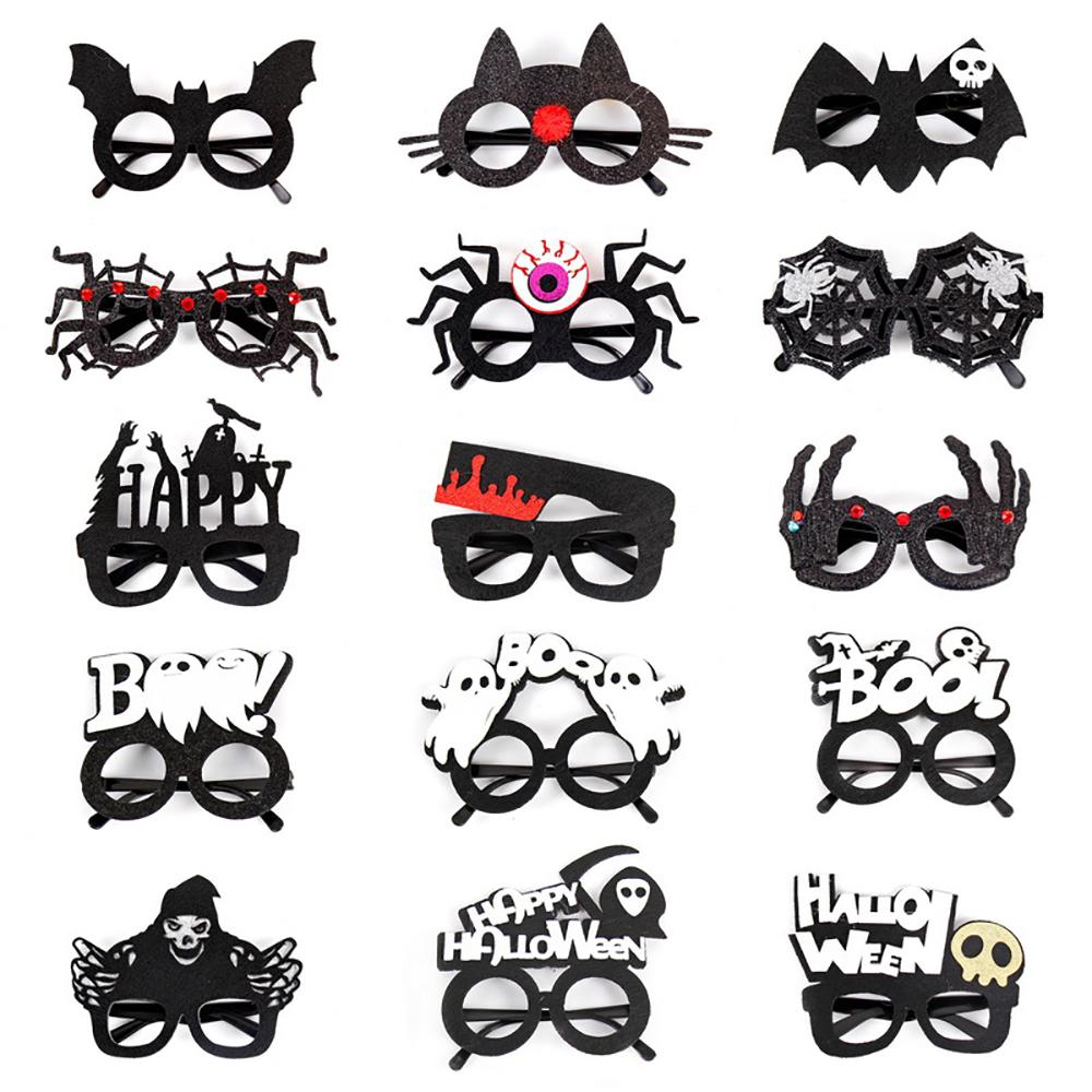 New Halloween Glasses Children's Funny Party Costumes Photo Prop Decorative Goods Skull-and-pumpkin Ghost Day Party