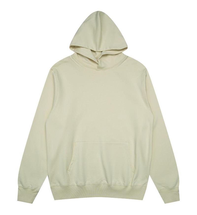 Men s Heavyweight Cotton Hoodie with Embroidered Logo (460g) XL