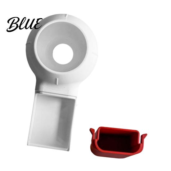Dust-proof Drill Debris Storage 3D Printed Wall‑Mount Dust Collector Hole Catcher with Flip‑Top Lid Funnel Large Capacity Container for