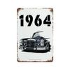 Metal Tin Poster 80s GTI Sports Classic Car Retro Metal Tin Sign Plaque Poster for Bar Club Wall Home Vintage Wall Plate Pendant