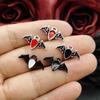 10pcs 20*11mm Couleur Argent Gothique Animal Chauve-souris Araignée Breloques Pendentif Convient Collier Boucles d'oreilles DIY Bijoux Designer Fabrication Accessoires