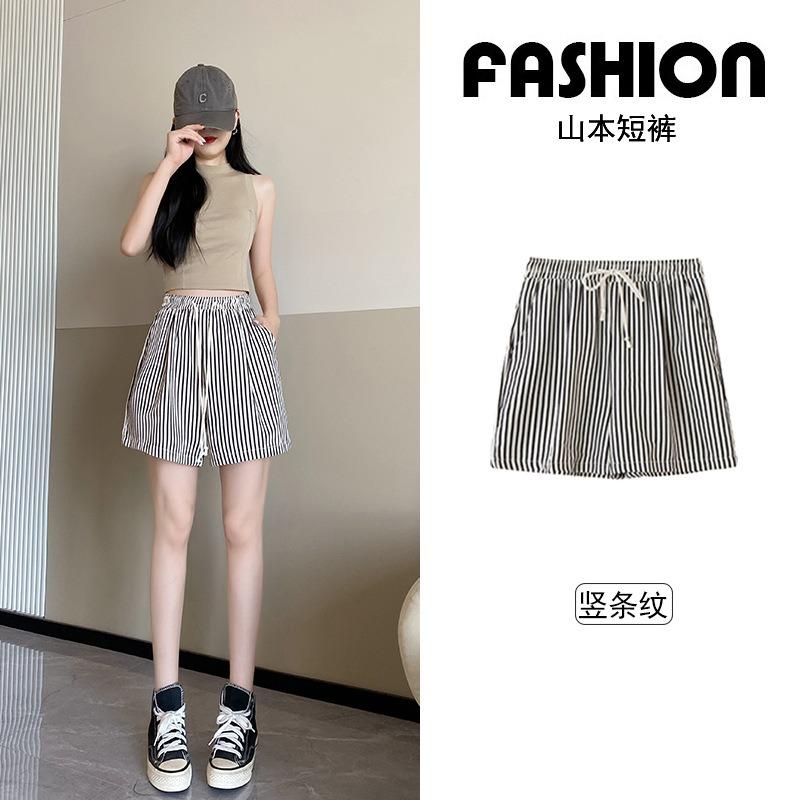 

Bing Si Yamamoto шорты женские летние новые с высокой талией повседневные широкие брюки средней длины спортивные шорты до колена 2XL