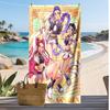 Kpop Dämonenjäger Bedrucktes Strandtuch, Großes Saugfähiges Schnelltrocknendes Handtuch für den Sommer, Outdoor, Schwimmen