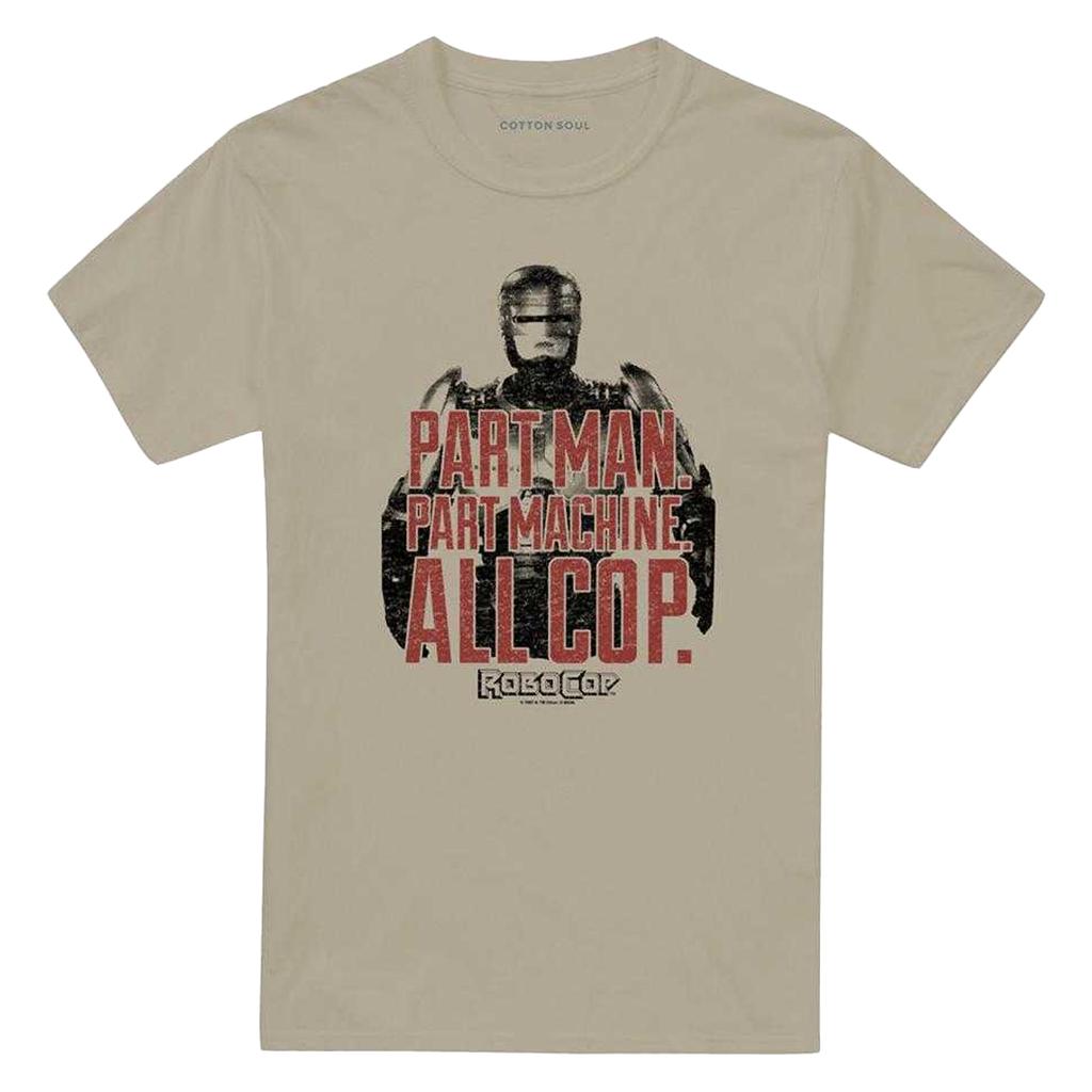 Robocop Unisex Adult Tagline Vintage T-Shirt