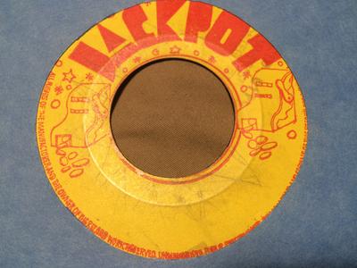 7inch Record DENNIS BROWN  JOHN HOLT  Stick By Me  Pledging My Love NONE Jackpot Jamaica Reggae Ska  Dub Used