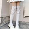 Lolita Long Socks Stockings Women JK Sweet Girls Kawaii Knee High Socks Ballet Style Bandage Bowknot Thigh High Socks Stockings