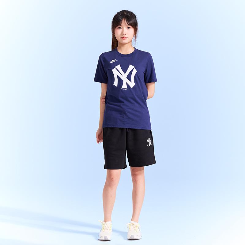 Nike MLB Collaboration Simple Comfortable Crew Neck Short Sleeve T-Shirt Kids Tops Navy-Blue 3Z3B7NMHD-NYY