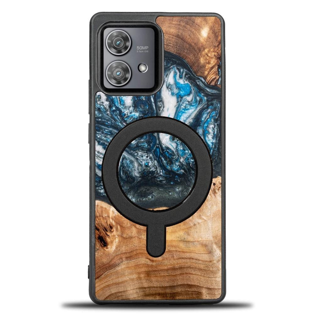 Bewood Unique case for Motorola Edge 40 40 Neo - Planets - Earth with MagSafe