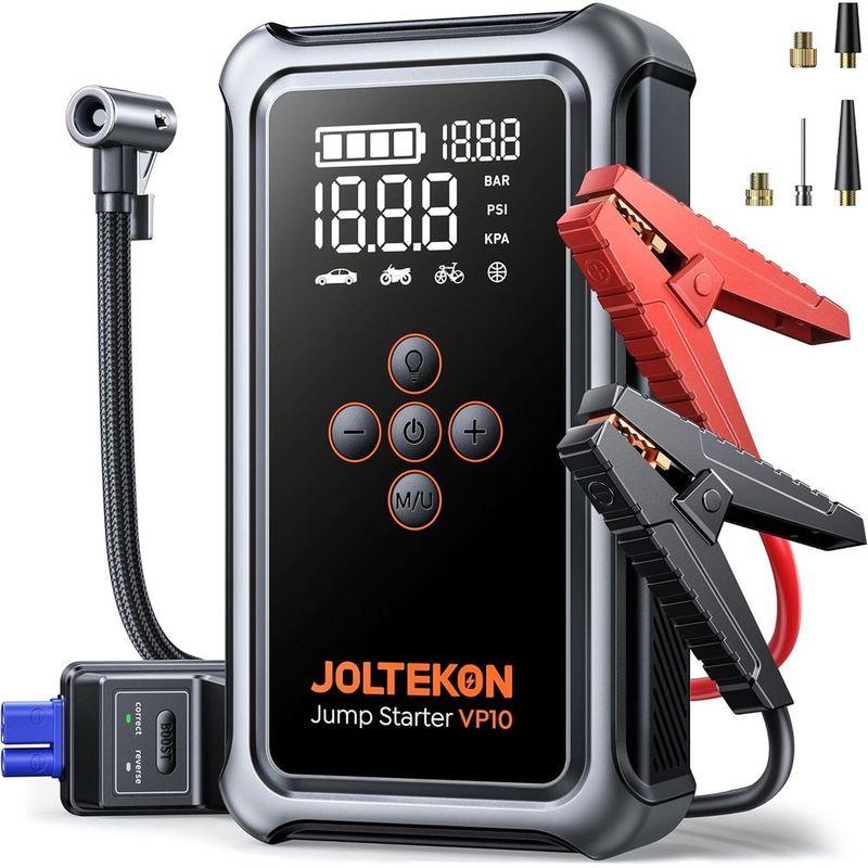 5000A Portable Jump Starter with Air Compressor  150PSI Tire Inflator, 12V Lithium Battery Booster