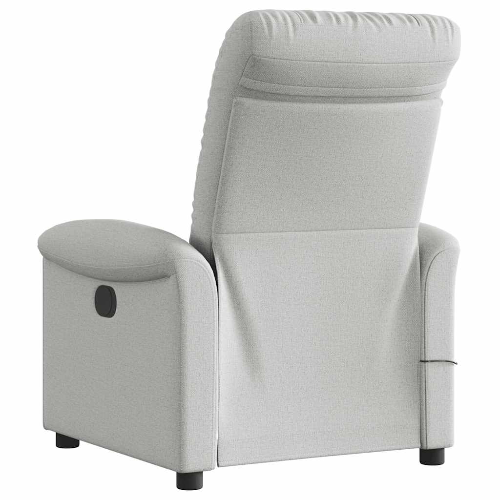 Massage Chair Cloud Grey Fabric