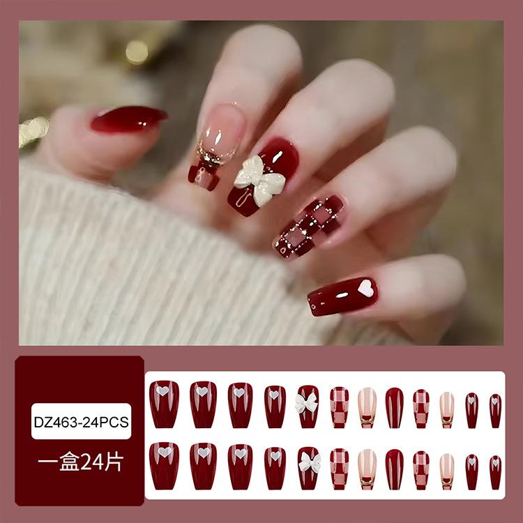 1 Pc Silver Glitter Butterfly Wearable Nail Sticker, Handmade Wearable Nail Art