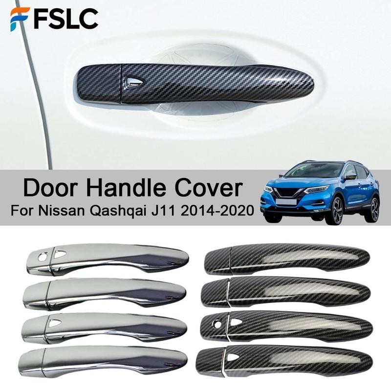 Car Decoration Door Handle Cover For Nissan Qashqai J11 2014- Cars Accessories Styling Upgrade Modify A Car