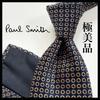 Used [Very Popular] Paul SmithTieFine patternAllover patternCircleJacquardNavy Blue