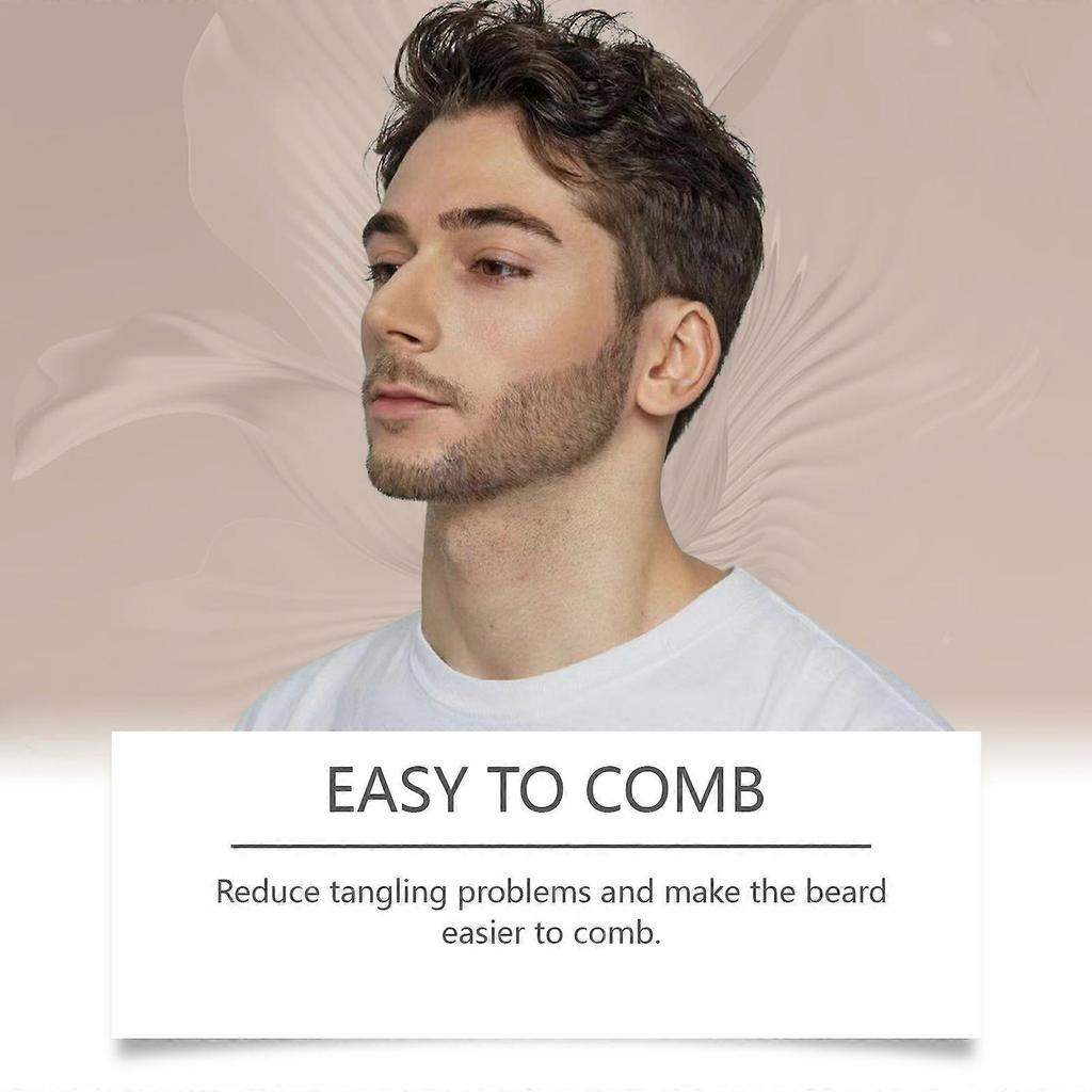 East Moon Men's Beard Care Liquid - Nourishing, Softening, Refines Pores, Hydrating And Moisturizing Men's Beard Oil