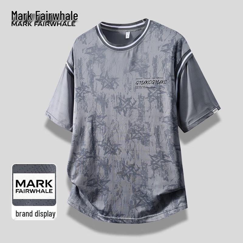 

Мужской спортивный комплект MARK FAIRWHALE из ледяного шелка, быстросохнущий 2XL