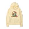 Fun Cat Sushi Printed Doujin Periphery Men's and Women's Casual Loose Hooded Sweater