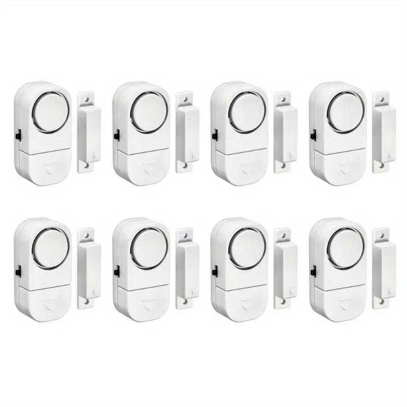 1/2/4/5/8/10 stk Trådløs vindusdør Innbruddssikkerhetsvarsel Alarmsystem Magnetisk sensor 90dB