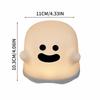 Room Decor Silicone LED Night Light Cute USB Rechargeable Ghost Cute Bedside Lamp Cartoon Funny Atmosphere Table Lamp