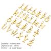 CARLIDANA Dainty Stainless Steel Gold Plated Initial Letter A-Z Pendant Choker Personalized Name Necklace for Girls Gift