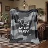 Derby County Football Print Flannel Blanket Soft Warm Sofa Bed Throw Blanket For Home Office Bedroom