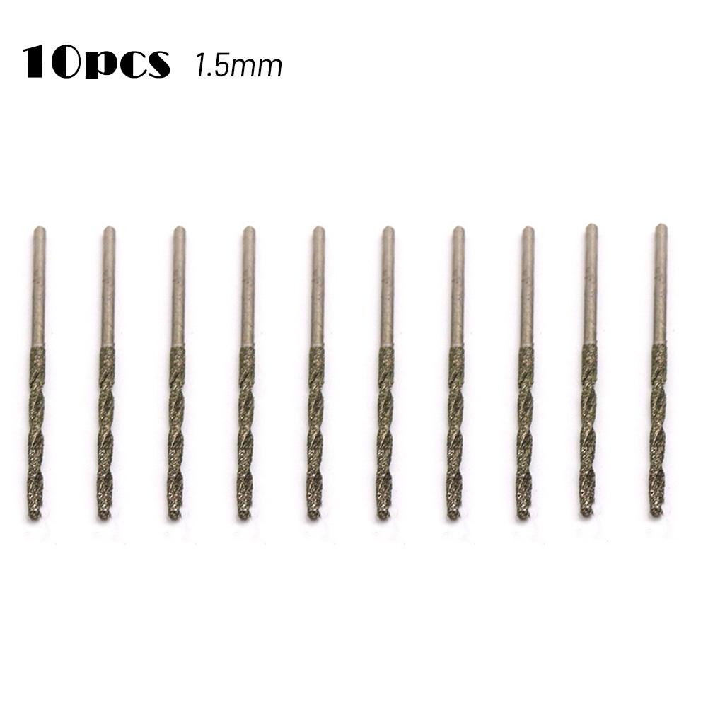High Speed Spiral Drill Bits for Pendants Cobblestone Set of 10