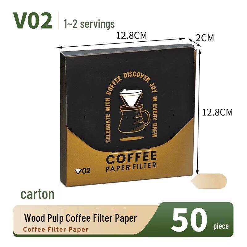 Бумажные фильтры для кофе Chu An Bao V02