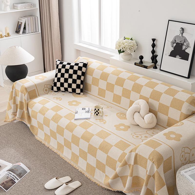 Chenille Sofa Cover Cloth Sofa Blanket Sofa Cover Towel One-Piece Sofa Cover Towel Anti-Scratching Sofa Cover