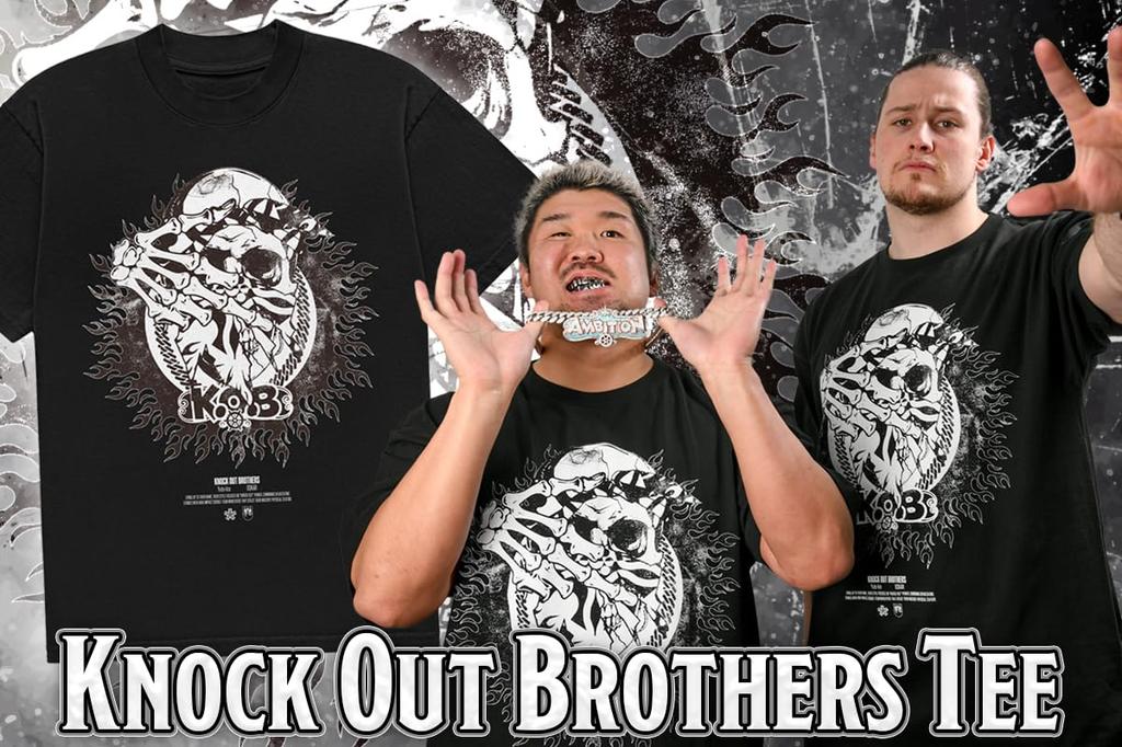 New Japan Knock Out Brothers SYMBOL MARK M 7118104848 Pro-Wrestling K.O.B T-shirt