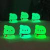 Christmas Glow-in-the-dark Cute Big-headed Snowman Snow Scene Small Ornaments and Accessories